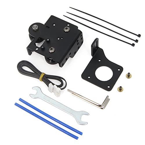 Upgrade Direct Drive Support Aluminum Alloy Plate with 3pcs Pulleys Compatible with Dual/Single Gear/Titan/BMG Extruder for Ender 3 V2 Ender 3 Pro CR-10(Plate)
