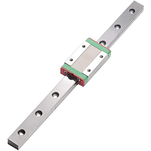 150mm MGN12 Miniature Linear Rail Guide + MGN12H Sliding Block Linear Motion Guide Rail Slider Bearing Steel Carriage Block CNC 3D Printer Accessories 150mm+MGN12H Sliding block