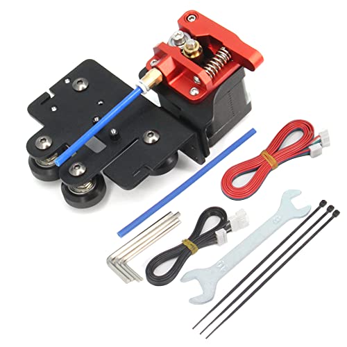 Upgrade Direct Drive Support Aluminum Plate with 4pcs Pulleys with Single Gear Extruder with Stepper Motor Kit for Ender 5 Series (Single Gear Extruder+Motor Kit) Single Gear Extruder+Motor Kit