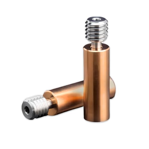 Ender 3 CR-10 Bi-Metal Heatbreak,Ender 3 V2 All Metal BiMetal Heatbreak for Ender 3/V2/Pro/Ender 5/Plus/CR-10/10S/S4/S5/CR-10 V2/V3/Neptune 3/Pro/Plus/Max/Neptune 4/Pro 3D Printer Hotend.(2PCS)