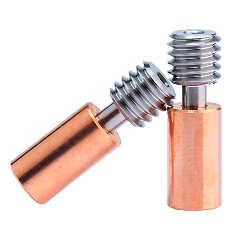 Ender 3 S1 Bimetal Heatbreak,Sprite Extruder Pro Upgrade Bi-Metal Heat Break for Ender 3 S1/S1 Pro/Plus/Ender 3 V3 SE/Ender 3 V3 KE/CR-10 SE/K1/K1 Max/Ender 5 S1/CR10 Smart Pro Hotend.(2Pcs) 2PCS BiMetal
