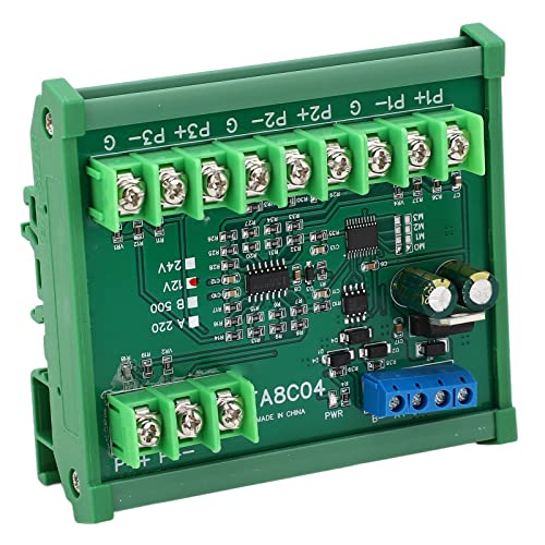 PT100 RTD RS485 Temperature Sensor Module for 2/3 Wire Sensors with Guide Rail Housing Constant Temperature Control Weather Forecast Monitoring (B500 DC12V) B500 DC12V