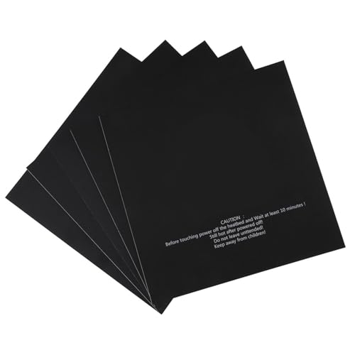 5Pcs 220X220Mm 3D Printer Adventurer 4 Build Plate, Adventurer 4 Build Plate Part Heated Bed Plate Printing Stickers