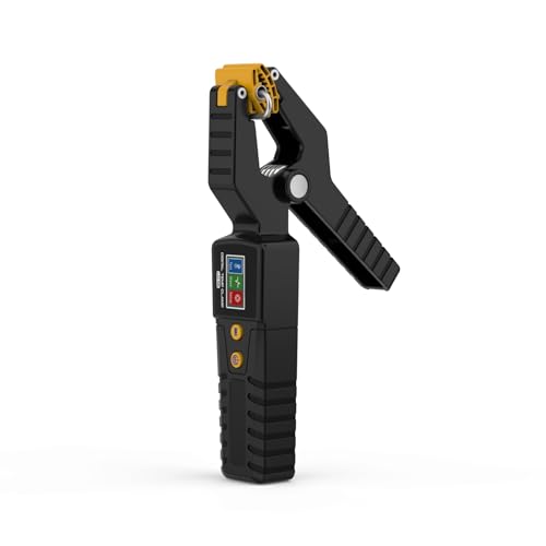 HVAC Digital Thermometer,LM55 HVAC Digital Temp Clamp for Heating and Cooling Systems,HVAC Thermometer with Real-Time Temp Measurement,Data Waveform Display,Measurement Range of -50~260℃