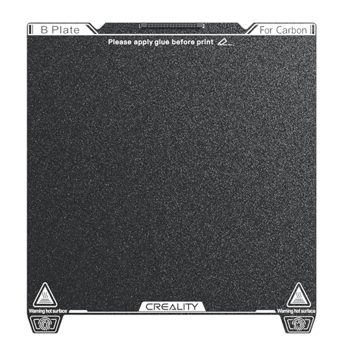 Creality K1C Texture PEI Build Plate Kit, 3D Printer Heat and Wear Resistance Textured PEI Spring Steel Plateform with Wipe Nozzle Design for K1C