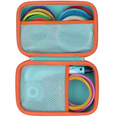 Lebakort 3D Printing Pen Case - Hard Case Compatible with SCRIB3D P1, MYNT3D Super, 3Doodler Start Pens (Mint Green) Mint Green