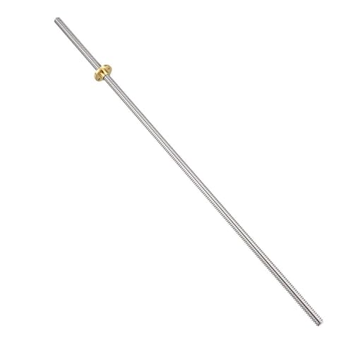TA-VIGOR T8 Threaded Rod Lead Screws 1Pcs M8 x 500mm with Nuts, 4 Lead 1 500mm, 4 Lead