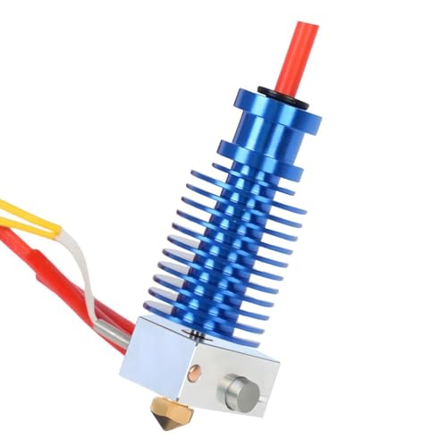 Prusa i3 MK3 Hotend 24V 40W Kit,Upgrade V6 Bi-Metal Heatbreak,Heater Block Aluminum,V6 Brass Nozzle 0.4mm for Prusa i3 MK3,MK3S,MK3S+3D Printer for V6 Hotend Kit. Brass Nozzle Kit Prusa MK3 Hotend