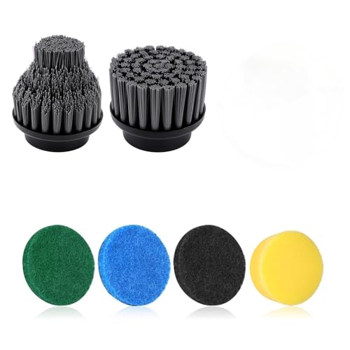 Electric Cleaning Brush Heads Set for NOLYTH Electric Spin Scrubber, 6 Pack Replaceable Brush Heads for Cleaning Bathroom Kitchen Bathtub Floor Tile Sinks