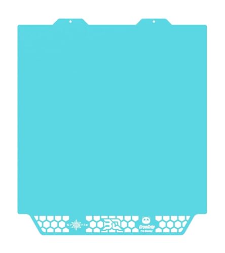 BIQU CryoGrip Pro Glacier-Original Panda Build Plate, Double Sided Spring Steel Sheet for Bambu-Lab A1 Mini Printer, Upgrade Build Plate, Firm Adhesion, 184x184mm 184*184mm