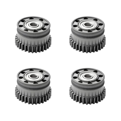 2Pack Extruder Gear Kit for Creality K2 Plus, 3D Printer Wear Resistance DLC Coating Hardened Steel Extrusion Gear Kit for K2 Plus Combo K2 Series