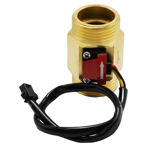 Hoypeyfiy Water Flow Sensor, Stable Hall Flow Meter for Water Heaters, Water Machines and Industrial Applications