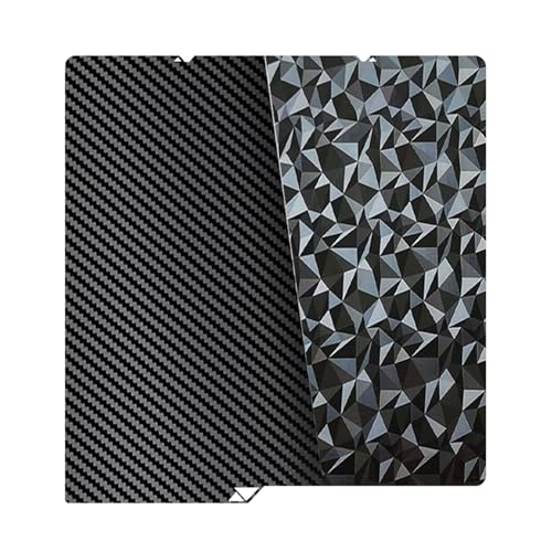 Double-sided printing PEI Heatingbed PEO-PET 3D printer Kobra S1 heated bed, carbon fiber + small diamond pla plate, 264x276mm textured spring steel print bed for Anycubic Cobra S1/Kobra S1 Combo
