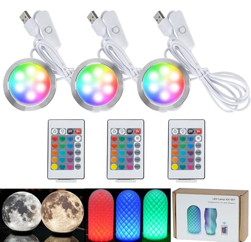 3X RGB LED Lamp Kit 001 Compatible with Bambu Lab A1 mini/A1 Mh001 3