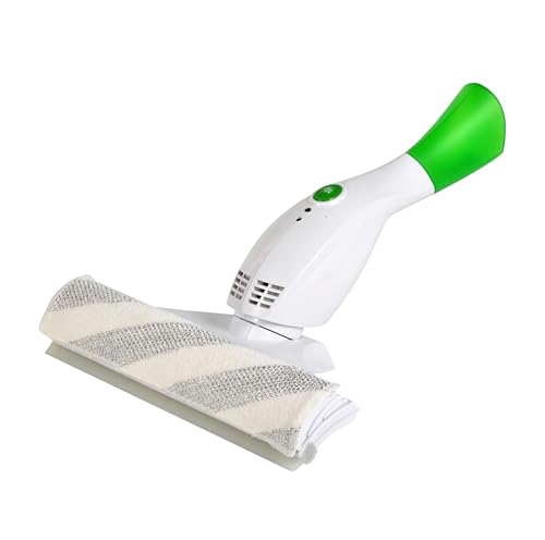 Lifenaxx 2 in 1 Window Vacuum Cleaner LX-066 – Cordless Glass Cleaner with Spray Bottle & 2 Microfiber Cloths, 250ml Tank, 120min Runtime, Quiet 60dB – Streak-Free Cleaning for Windows & Tiles