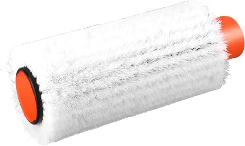 Electric Solar Panel Cleaning Brush - Replacement Heads, Cleaning Roller Brush for PV Systems, Windows, Patio Roofs, Conservatories White