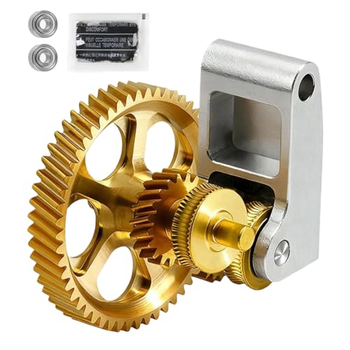 Extruder Gear for Bambulab X1C P1P P1S 3D Printer, Panda Claw for Bambu-Lab X1C P1P P1S 3D Printer, RNC Nano Coated Extruder Gear, Golden