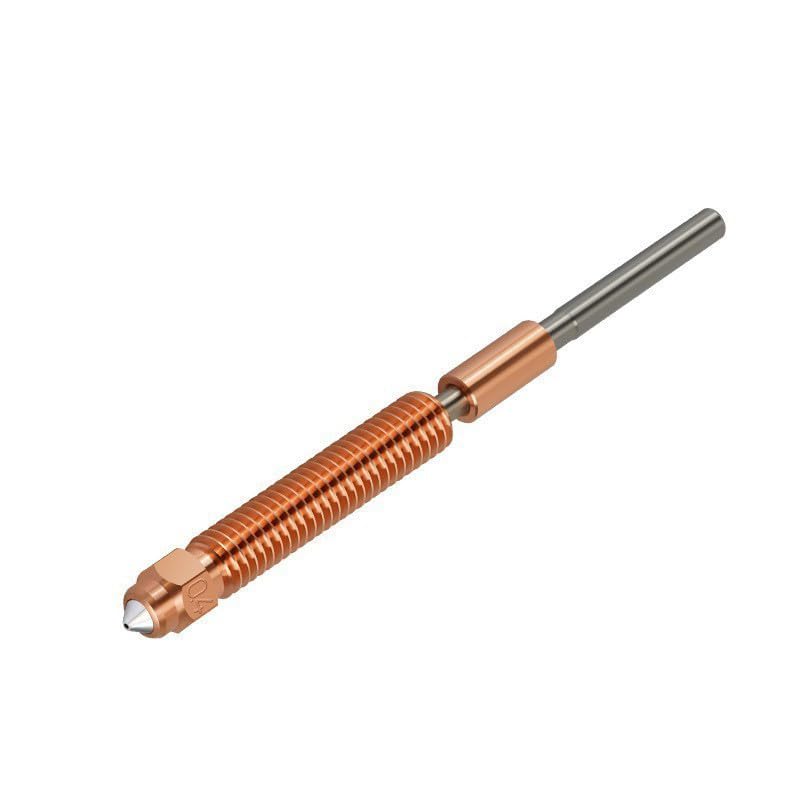 Nozzle Set 0.2 mm 0.4 mm 0.6 mm 0.8 mm for K2, K2 Pro, K2 Plus & Hi (Pack of 4) - Precision Nozzles for Clean Extrusion - Fast Heating Time & Stable Print Quality - Durable & Compatible
