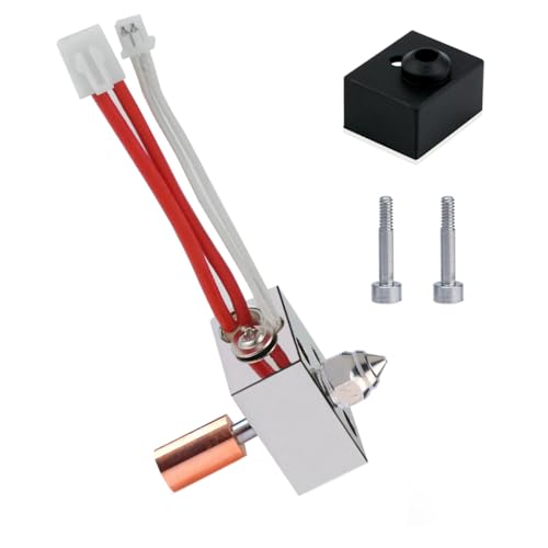 Sprite Extruder Pro Ender 3 S1 Hotend 24V 60W Upgrade Kit,Plated Copper Heater Block,Nozzle 0.4mm,Bi-Metal Heatbreak for Ender 3 S1,S1 Pro,S1 Plus,CR-10 Smart Pro 3D Printer Hotend,300℃ Ender 3 S1 Hotend Kit Plated Copper Kit