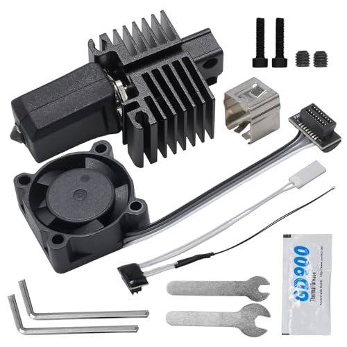 Hoypeyfiy P1S P1P 0.4mm Hotend Complete Set with Ceramic Heater Element and Thermistor Replacement for Bambu Lab P1P Replacement for Bambu Lab P1S