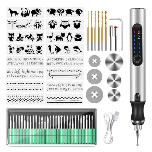 Electric Engraving Tool Kit Mini USB Cordless Rechargeable Engraving Pen