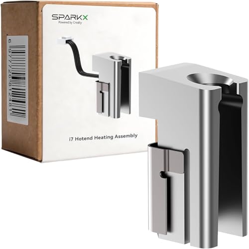 Creality Official SPARKX i7 Hotend Heating Assembly, Original 50W High-Power Heater for 300°C High-Temperature Printing, Quick-Swap Modular Design for Creality SPARKX i7 3D Printer Hot-end heating assembly