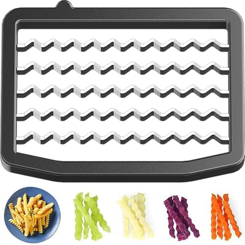 Electric Vegetable Chopper Blade Accessory, Crinkle Potato Blade, Wavy Cutter for GJ817