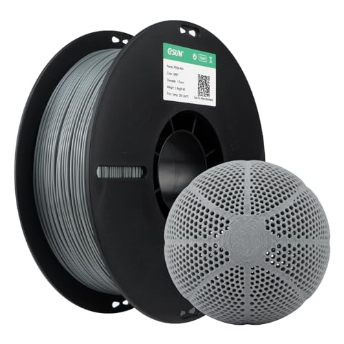 eSUN PEBA 90A Filament 0.8KG, 70% High Energy Return & Rebound, Grey
