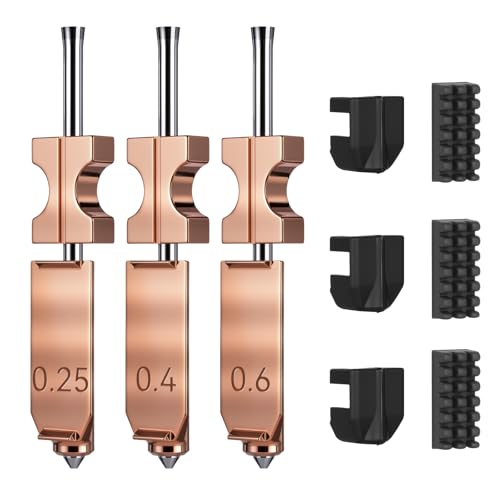 AD5X Quick-Swap Hardened Steel Nozzle 0.25mm+0.4mm+0.6mm 0.25+0.4+0.6mm-New