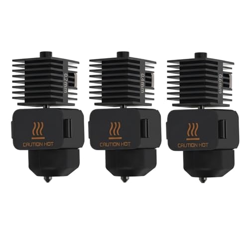 For Bambu Lab A1 A1 Mini Hardened Steel Nozzle and Silicone Sock Set 0.2mm 0.4mm 0.6mm Hotend Print Head With Silicone Sleeve And Hex Wrench
