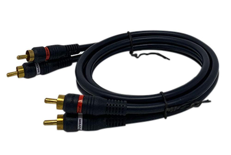 iMBAPrice 3 feet 2RCA Male to 2RCA Male Home Theater Audio Cable (3 Feet, Black) 2-RCA to 2-RCA