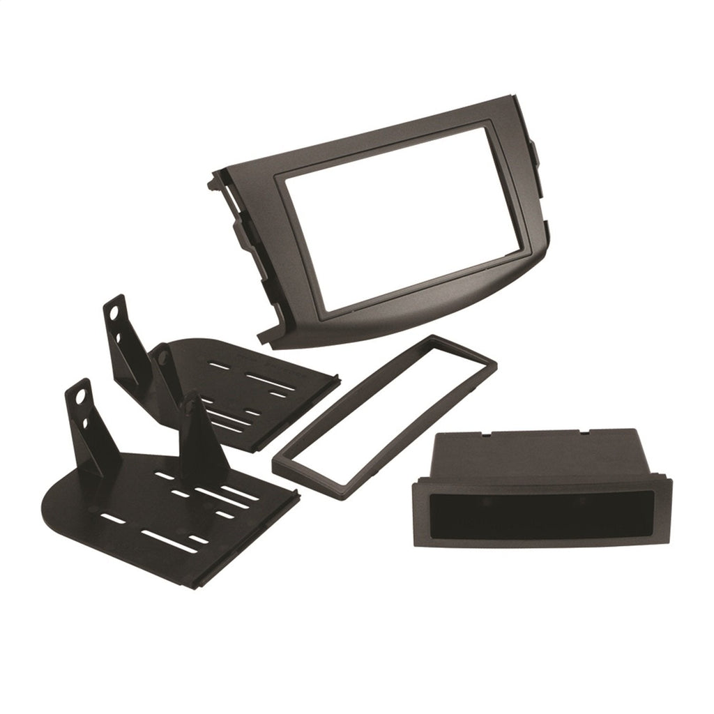 Scosche TA2055B Compatible with 2006-12 Toyota RAV4 ISO Double DIN & DIN+Pocket Dash Kit Black