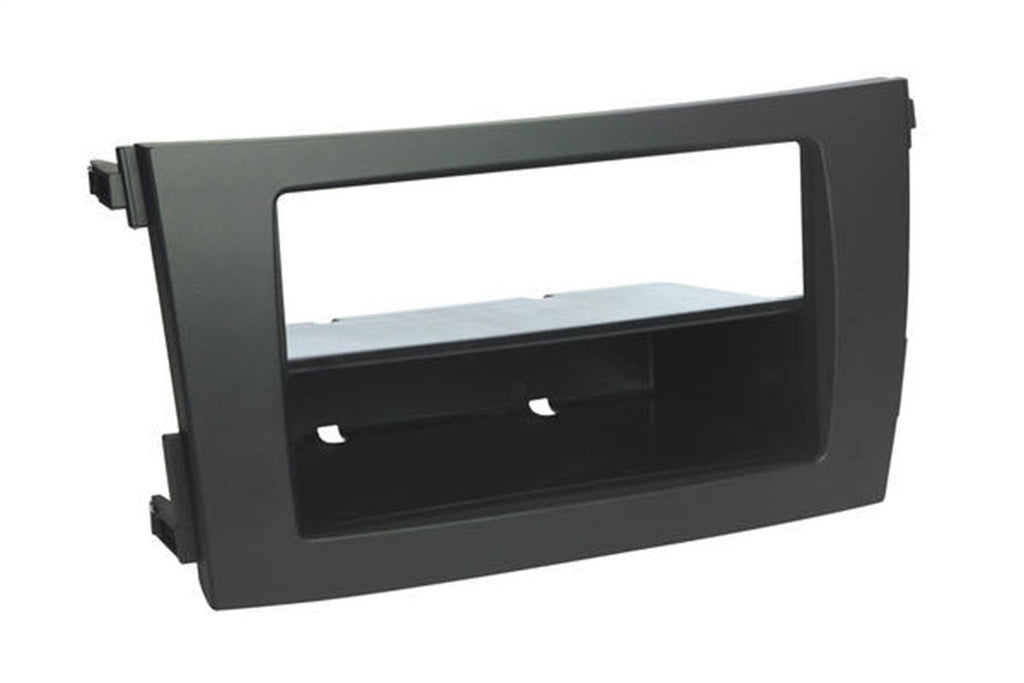 Scosche TA2101B Compatible with 2009-13 Toyota Corolla ISO Double DIN & DIN+Pocket Dash Kit, Black Standard Packaging