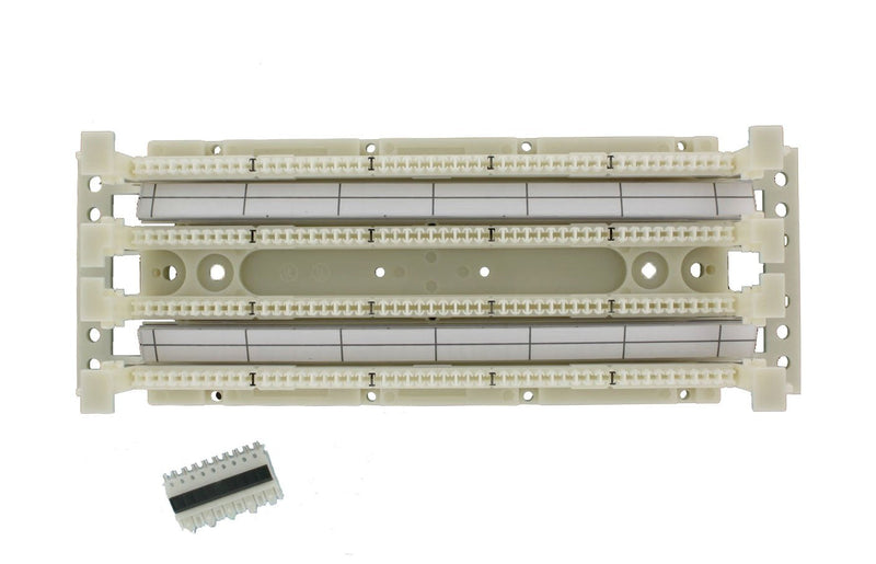 Leviton 41AB2-1F5 GigaMax 5E 110-Style Wiring Block, Wall Mount with Legs Kit, Cat 5E with C5S, 100-Pair