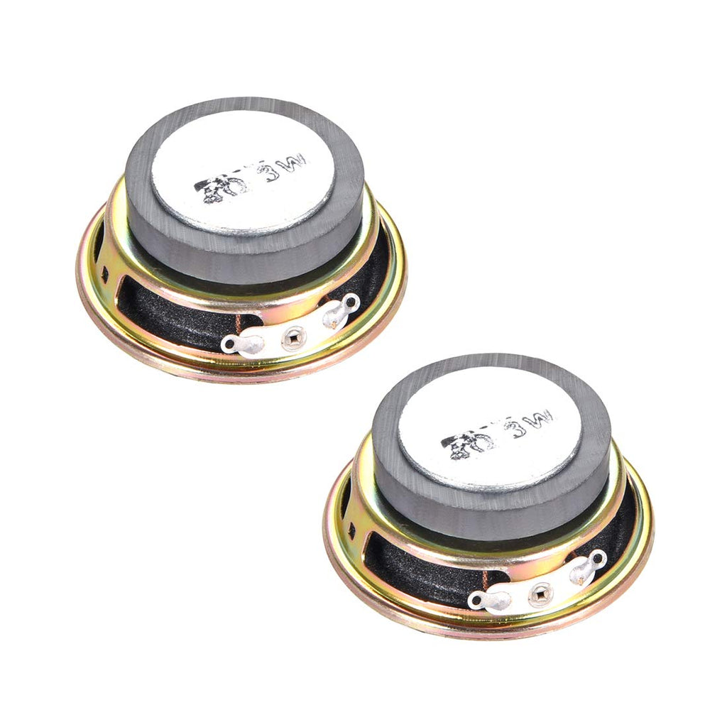 uxcell 3W 4 Ohm DIY Speaker 50mm Round Shape Replacement Loudspeaker 2pcs