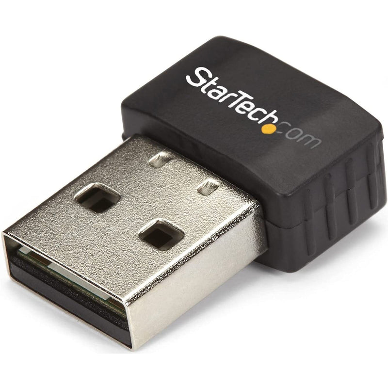 StarTech.com Wireless USB WiFi Adapter – Dual Band AC600 Wireless Dongle - 2.4GHz / 5GHz - 802.11ac Wi-Fi Laptop Adapter (USB433ACD1X1)