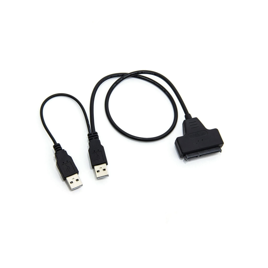 Adapter/Converter SATA 7+15 22 Pin to USB 2.0 Adapter Cable for 2.5 HDD Laptop Hard Disk Drive