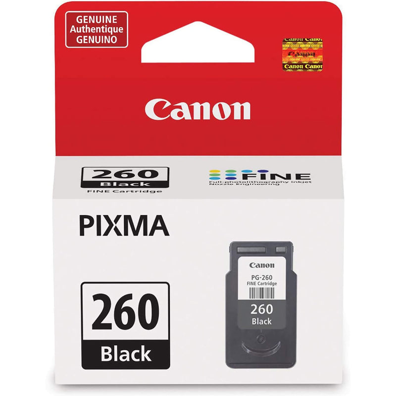 Canon PG-260 Black Ink Cartridge, Compatible to TR7020, TS6420, and TS5320 One Size