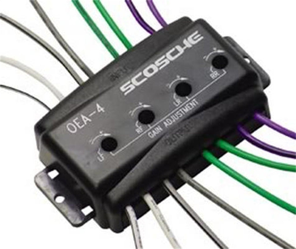 Scosche Oea4 4-Channel Adjustable Factory Amplifier Interface