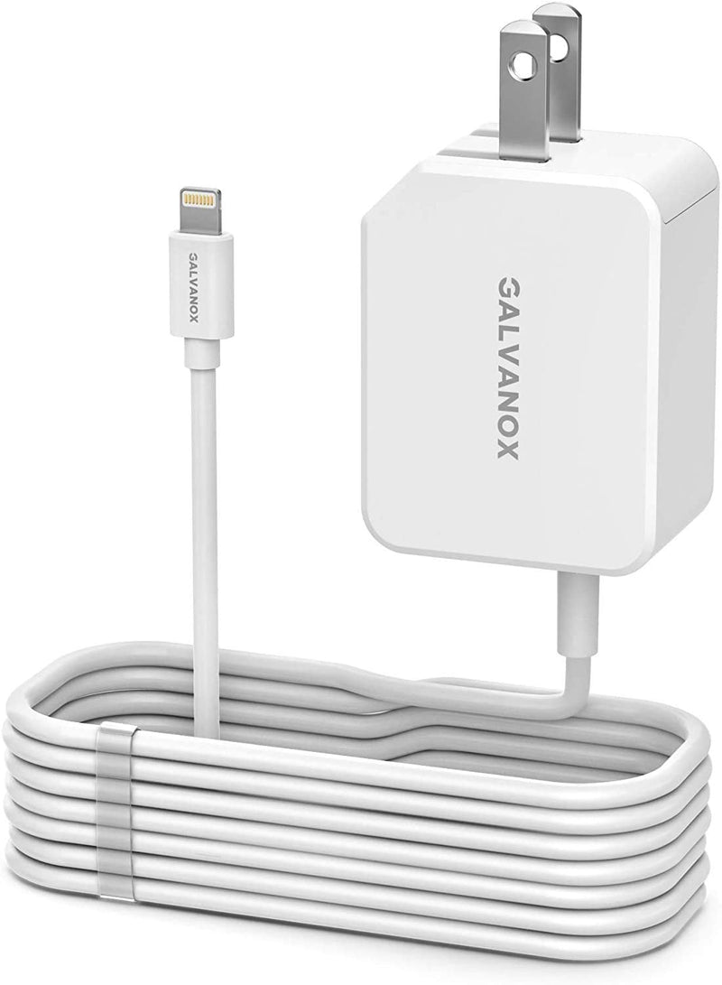 (MFi Apple Certified) Galvanox 1-PC Lightning Fast iPhone Wall Charger Plug for iPhone 11/12/13/14 Pro Max (20W PD Technology)