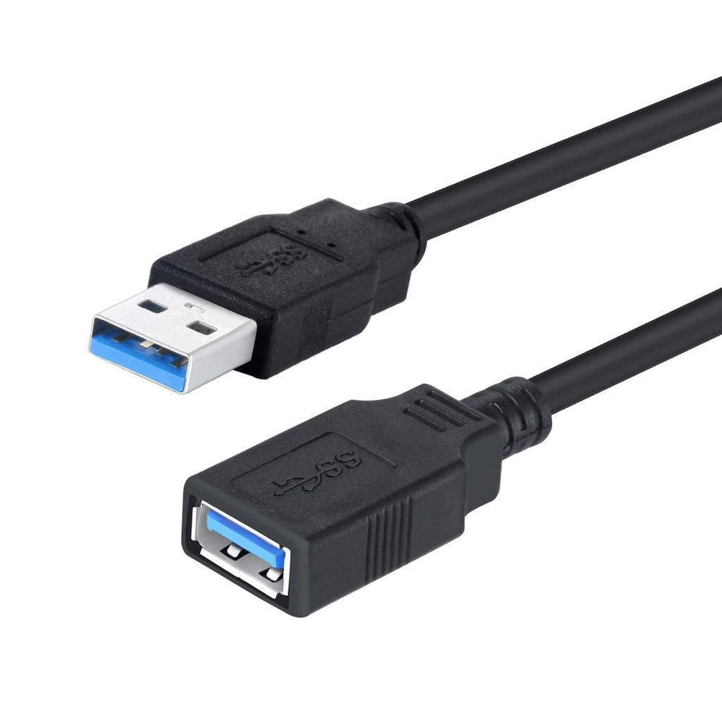 PASOW SuperSpeed USB 3.0 Type A Male to Female Extension Cable (6 Feet) 6 Feet