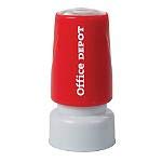 Office Depot Brand Pre-Inked Message Stamp, Star, Red