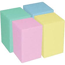 New Millennium Products Foam Hand Exercisers (Blue, Yellow, Pink, and Green) Blue, Yellow, Pink, and Green