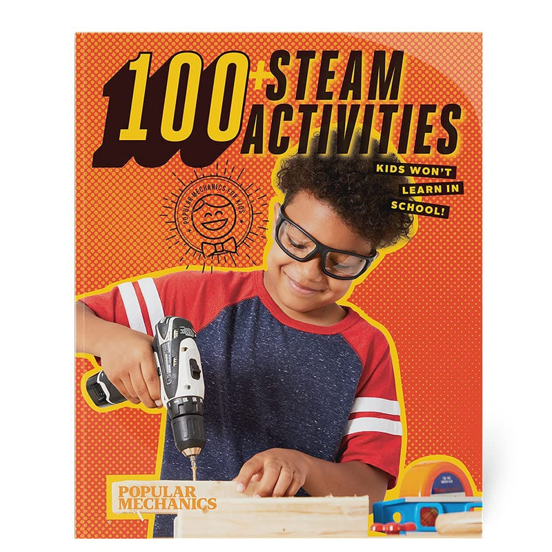 100+ STEAM Activities Kids Won't Learn in School: STEAM-focused activity book filled with puzzles, DIY projects, and other activities. - Make Learning Fun At-Home!