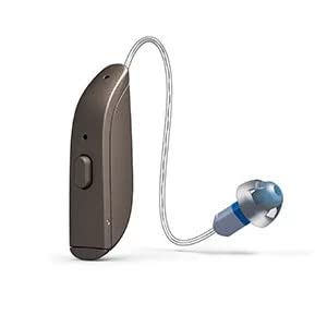 Hearing Aid Domes Smoky Gray Tips Ear Pieces Comfortable for Open Fit BTE Sound Amplifier PSAP Kit Invisible, except for RIC 5mm (S * 10)