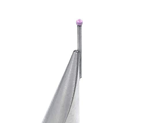 Ball Tip Probe Insert for Height Gauges 1mm Ruby Ball Tips 6mm Diameter Shank 55mm Long (1mm Diameter Ball) 1mm Diameter Ball