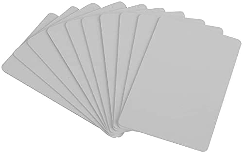 Gialer 50pack Contactless 125kHz RFID Proximity ID Cards IC Smart Intelligent Card 0.8mm Thick for Access Control System & Time Attandance & Door Entry Access TK4100 EM4100 Read Only 50packs