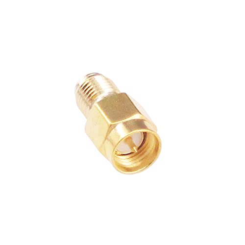 RFaha 5pcs SMA Male to RPSMA Female RF Coaxial Coax Adapter for WiFi Antenna(F95-5)