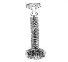 The FryOilSaver Co. B36c Garbage Disposal Brush | Cleans Garbage Disposal Units & Removes Odors | Sturdy Grip Handle | Ergonomic T-Grip Handle | Universal Sink Disposal Cleaner | 12 Inches Long