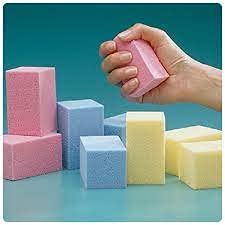 New Millennium Products Foam Hand Exercisers (Blue, Yellow, Pink, and Green) Blue, Yellow, Pink, and Green